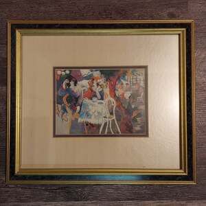 Isaac Maimon "West Bank Cafe" Serigraph Print